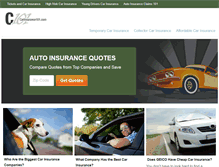 Tablet Screenshot of carinsurance101.com